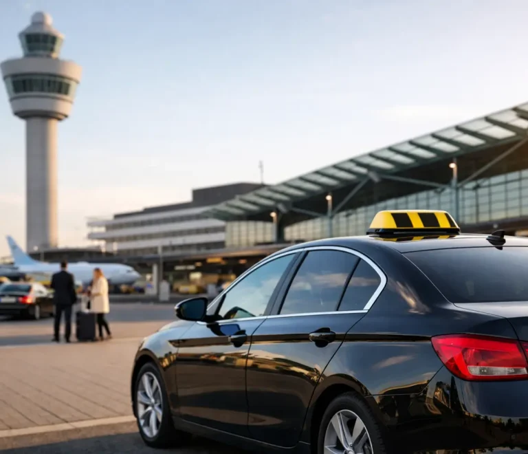 Taxi naar Schiphol vaste prijs regelen