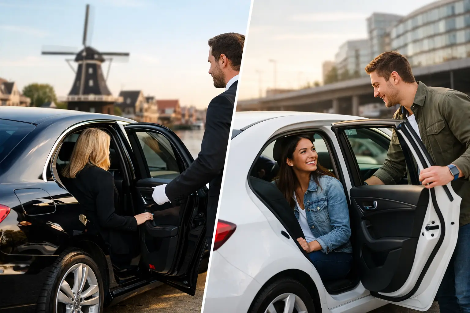 Privétaxi versus rideshare Nederland